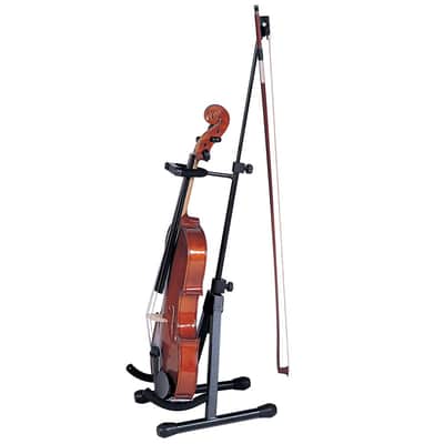 Kinsman Foldable Violin/Ukulele Stand (VDS1) - Black image 2