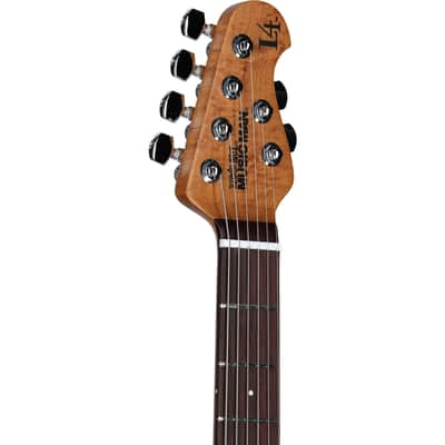 Ernie Ball Music Man Luke 4 Electric Guitar (with Softshell Case), Diesel, Open Box (Very Good) image 7