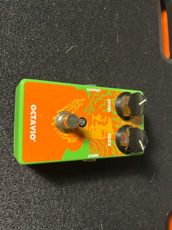 Dunlop JHM2 Jimi Hendrix Signature 70th Anniversary Octavio 2012 - Orange/Green image 1