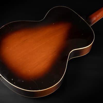 1936 Kalamazoo KG-31 - Sunburst | USA Gibson Vintage Pre War Archtop Jazz Acoustic Guitar K&K Pure Mini Pickup 1.86kg | Case image 14