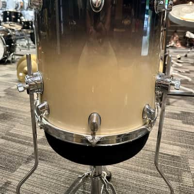 Mapex Floor Tom 14x14 Early 2000s - Black to Natural Fade Lacquer image 5