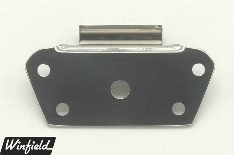 Adapter bracket to swap Rickenbacker trapeze tailpiece for R or harp image 1