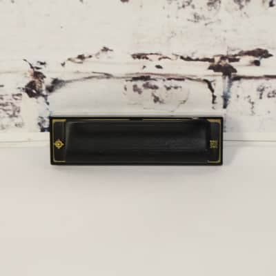 Vintage Hohner Pro Harp Harmonica w/ Original Case Key B New Old Stock image 5