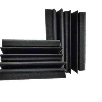 12-Pack 10" x 5" x 5" Acoustic Foam Bass Traps, Corner Sound Absorption Panels for Studio & Room Acoustic Treatment image 3