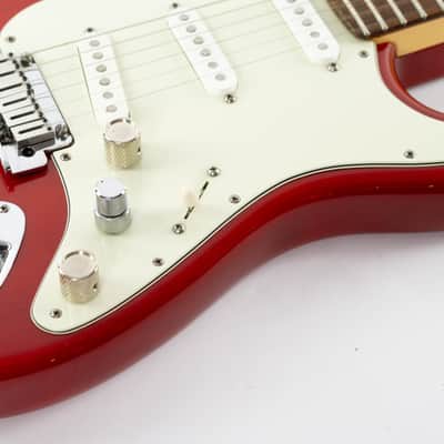 Fender American Deluxe Stratocaster 2008 Trans Red image 17