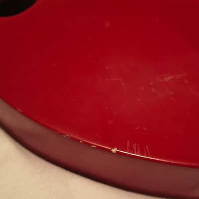 Burns-Baldwin 712 Silvertone 1966 - Beautiful Red Gloss - Bigsby image 11