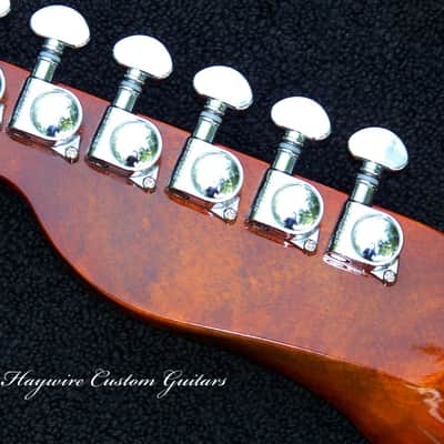 Brent Mason Style 2025 Mahogany White Nashville T-Style Guitar-7-Way+Mini-Humbucker+ Frets Leveled + Roasted Maple/Rosewood 12" Radius Neck+ Vintage Tortoise Guard +406C Grover Locking Tuners and Full Setup Included! image 6