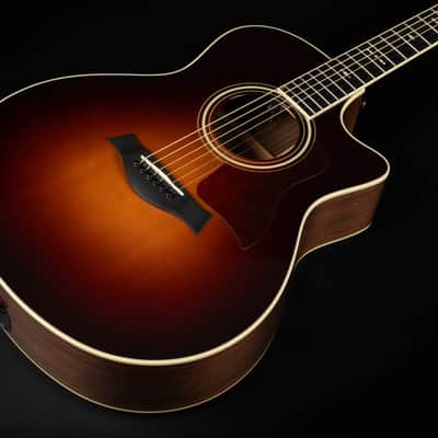 2015 Taylor 716ce - Vintage Sunburst | USA All Solid Grand Symphony Jumbo Acoustic Guitar Cutaway ES-2 Pickup | OHSC image 6