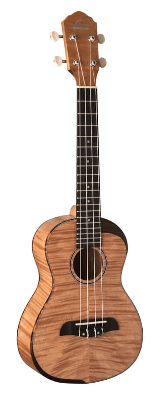 Oscar Schmidt OU800T-A Tenor Ukulele. Comfort Arm Rest Flame Maple OU800T-A-U image 1