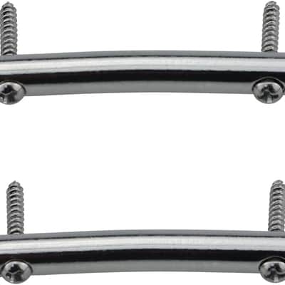 2PCS Guitar String Retainer Bar String Tension Bars Headstock String Trees Guitar String Retainer Bar for Floyd Rose Guitar, Silver image 1