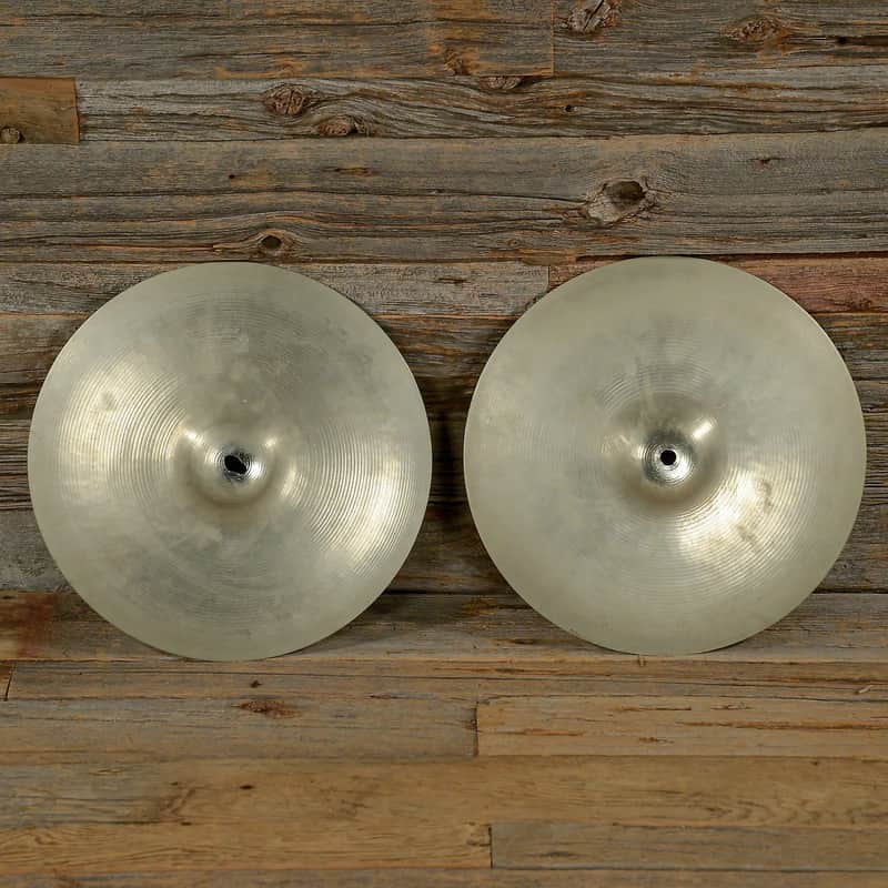 Paiste 14" Ludwig Standard Hi-Hat Cymbals (Pair) 1965 - 1975 image 1