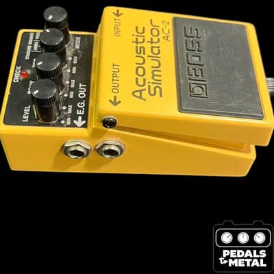 Boss AC-2 Acoustic Simulator (Silver Label) 1997 - 2006 - Yellow - X19947 image 4