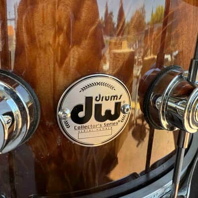 ~WOW!~ DW Collector's SSC Maple 6.5x14 Snare Drum in Exotic Okuome Feather with Chrome Hardware (Rm 4) image 2