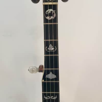 2005 Crafters of Tennessee Maple Classic 5-String Resonator Banjo, Curly Maple Flathead image 6