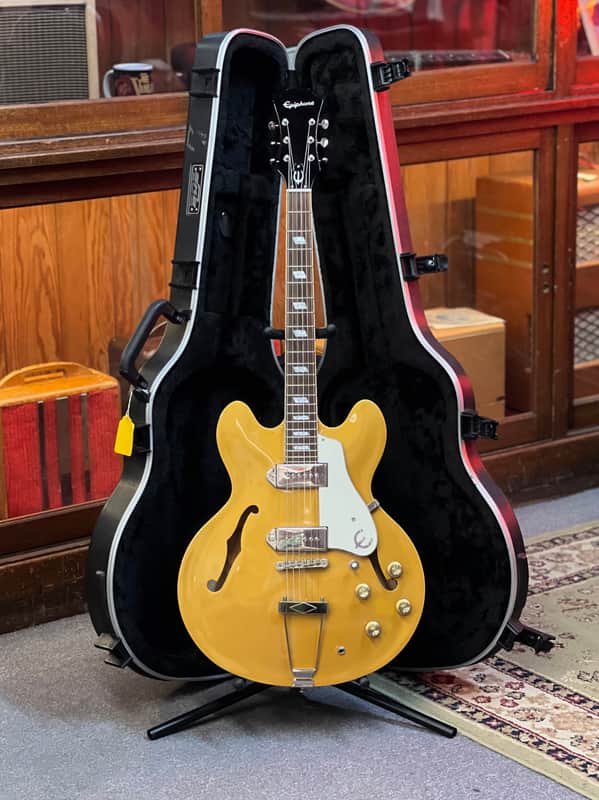 2011 Epiphone Casino Reissue with Pau Ferro Fretboard 2019 - Metallic Goldtop image 1