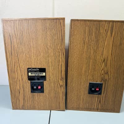 Polk Audio S4 Bookshelf Speakers HiFi Stereo Vintage Home Audio Black Left Right image 4
