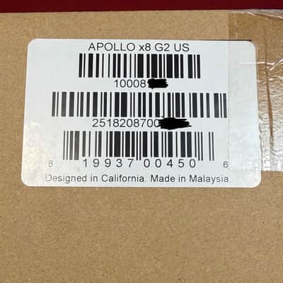 Universal Audio Apollo x8 Gen 2 (BRAND NEW IN UNOPENED BOX) image 4