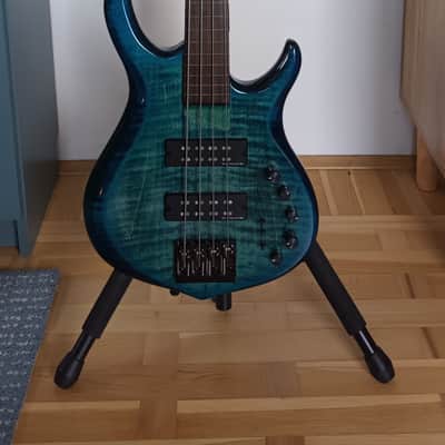 Sire 2nd Generation Marcus Miller M7 TBLB Alder 4-String with Fretless Ebony Fingerboard - Transparent Blue Burst image 11