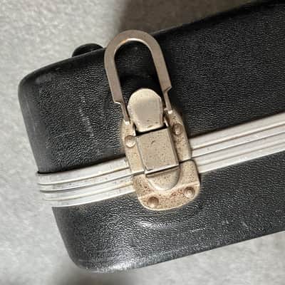 1979 1980 Fender 25th Anniversary Stratocaster guitar molded plastic hard case image 4