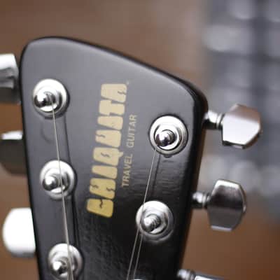 Chiquita Travel Guitar 1980's - Black image 9