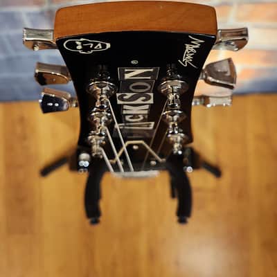 Jackson JJ4 Scott Ian Tribute Model Tattoo Graphic w/ Ratio Locking Tuners, GraphTec Saddles & Hot Rails Bridge Humbucker image 5