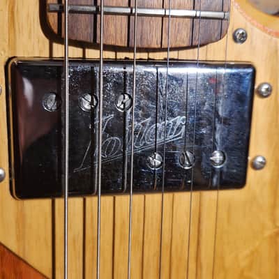 Delaney USA MADE Mike Zito Peace-Hand Signed-Trans Corvette Red Stain-Lollar Pick UPS-Swamp Ash-V Neck-w/ HSC image 7