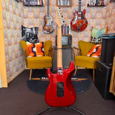 G&L G&L Legacy Strat Candy Apple Red "Matched Headstock" inkl. Case 1999–2010 - Candy Apple Red image 14