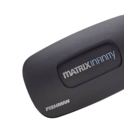 Fishman Matrix Infinity VT Narrow Format Acoustic Guitar Pickup/Preamp System, Black image 1