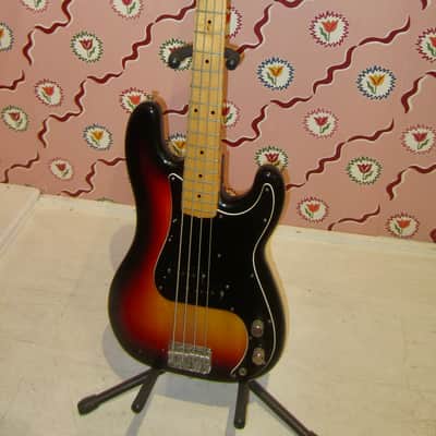 Joo Dee Artist Precision Bass P-Bass Copy 1970s - Sunburst image 2