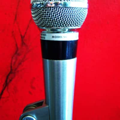 Vintage 1970's Shure 565S Switchable Cardioid Dynamic Microphone Low Z w accessories 565 565SD 566 image 14