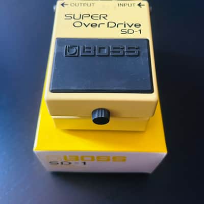 BOSS SD-1 Super OverDrive 1994 Black Label with Box - Vintage Taiwan image 5
