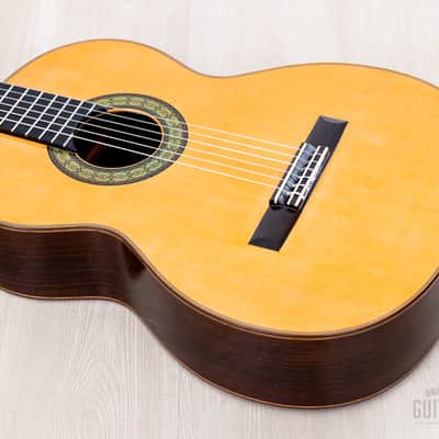 1979 Yasuyuki Abe Model No. 004 Vintage Classical Guitar, Spruce + Rosewood w/ Case image 11
