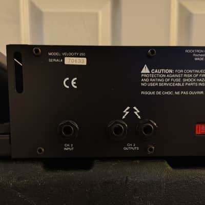 Rocktron Velocity 250 Mono/Stereo Power amplifier image 6