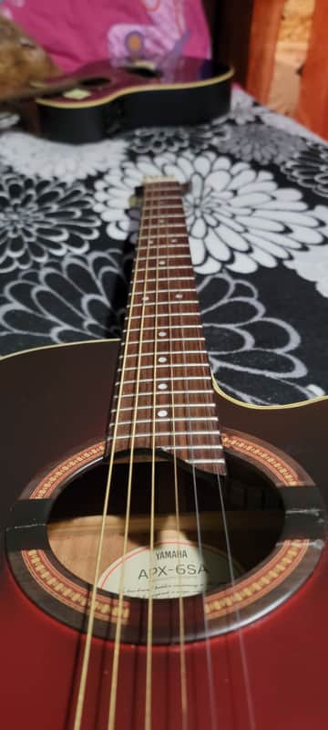 Yamaha APX-6SA Red and Mahogany | Reverb