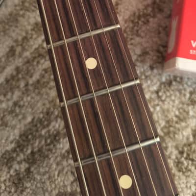Fender Standard Stratocaster FSR with Rosewood Fretboard 2009 - 2017 - Candy Apple Red Burst with Locking Tuners and Upgraded Pick-ups image 4