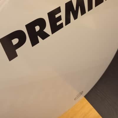 Premier Everplay bass drum head 24" ( Made by Remo) 90s-00s  - Smooth white 🤍 image 3