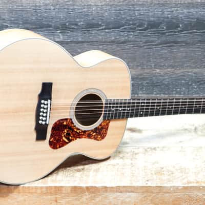 Guild F-2512E Maple Natural F-Jumbo Body 12-String Acoustic Electric Guitar image 12