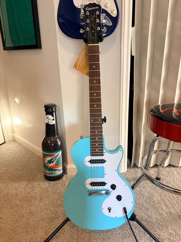 Epiphone Les Paul Melody Maker E1 (Les Paul SL) 2017 - 2025 - Turquoise image 1