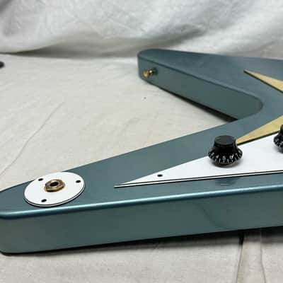 Gibson USA Custom Shop '59 1959 Reissue Flying V Guitar with COA + Case - Pelham Blue image 16