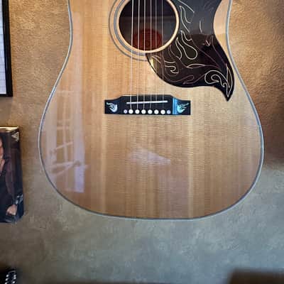 2001 GIBSON CUSTOM SHOP FIREBIRD DREADNOUGHT ACOUSTIC GUITAR NATURAL FINISH LIKE NEW image 8