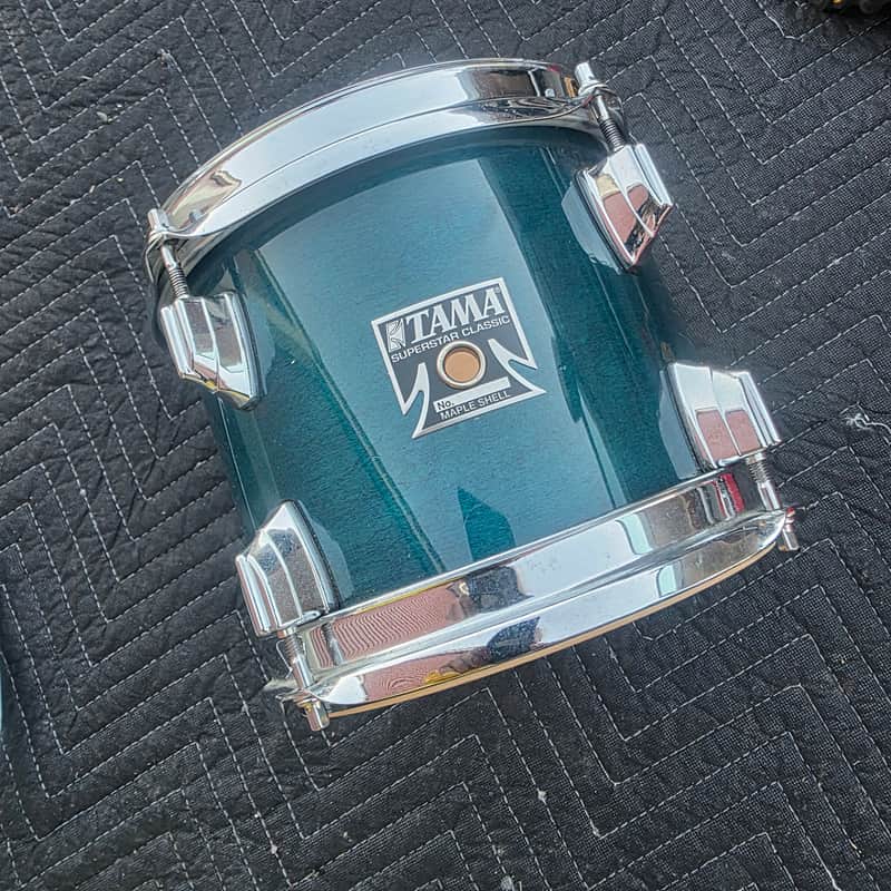 Tama Starclassic maple 8 tom 00s - aqua marine image 1