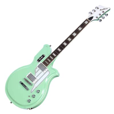 Airline Guitars MAP Colin Newman Signature Seafoam Green image 5