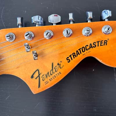 Fender Stratocaster 1979 - Sunburst in Very good condition with Original Hardcase image 10