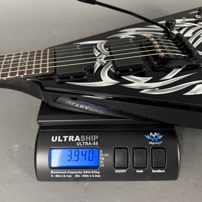 B.C. Rich Kerry King Signature KKV Tribal Flying V Black Korea image 16