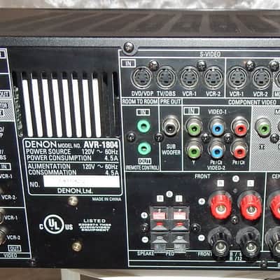 Denon AVR-1804 receiver with phono input image 4