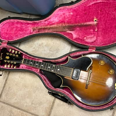 1959 Gibson EM-200 Florentine Electric Mandolin sunburst image 1