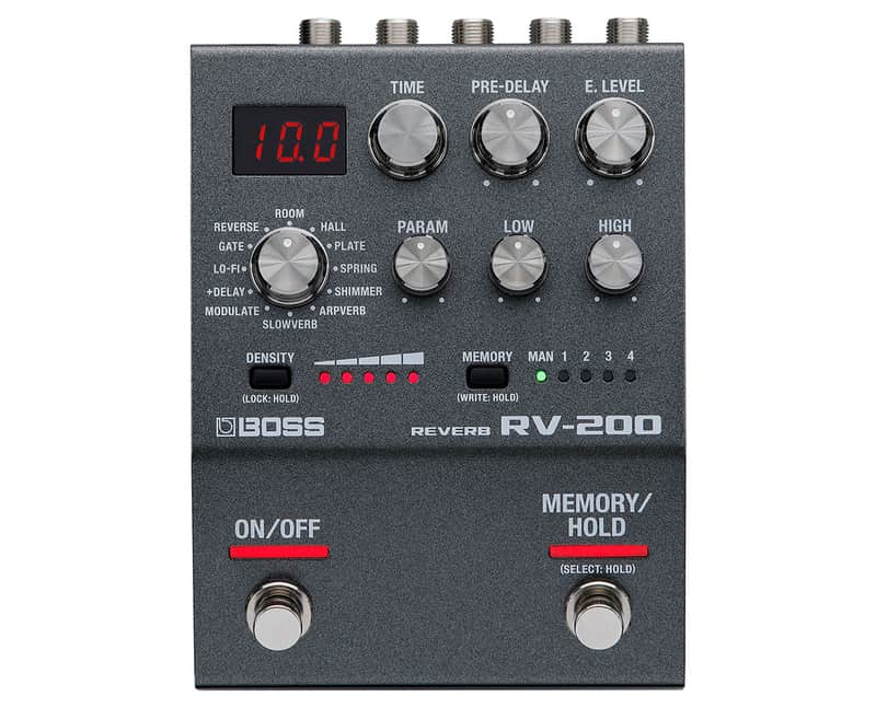 Boss RV-200 Reverb Pedal with 12 Reverb Styles - Open Box image 1