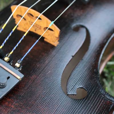 Crow Creek Fiddles Hoedown Special 4/4 size Handmade Fiddle / Violin with Case 2025 - Dark Rustic Brown image 20