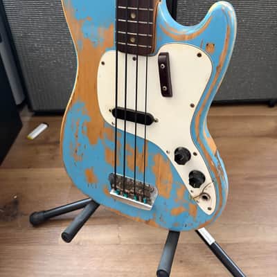 Fender Musicmaster 1972 - Daphne Blue image 1