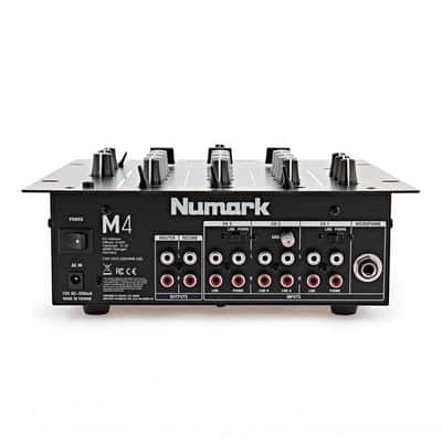 Numark M4 USB 3-Channel DJ Mixer Black image 3